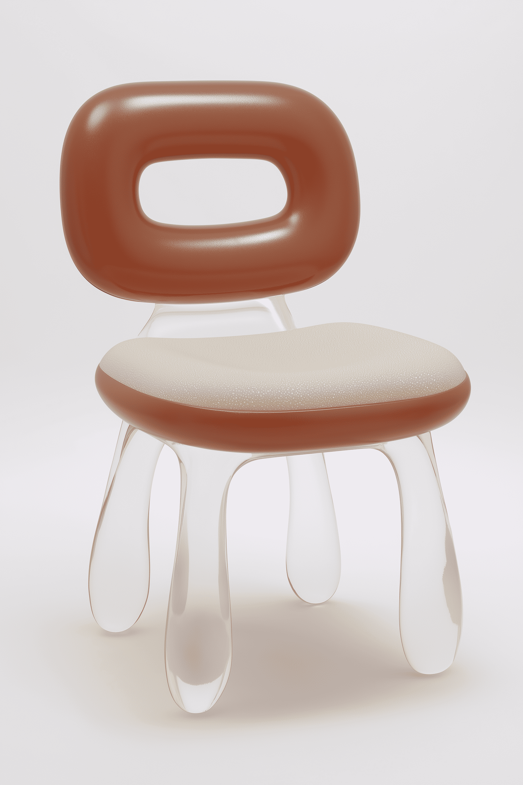 fddfffffsd Dining chair in fully transparent high gloss bio res cd0d903d e526 4830 954a 112b55947009